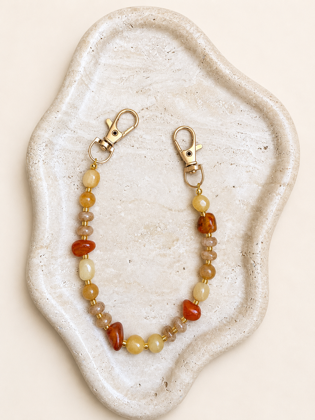 Amber Dune Phone Charm