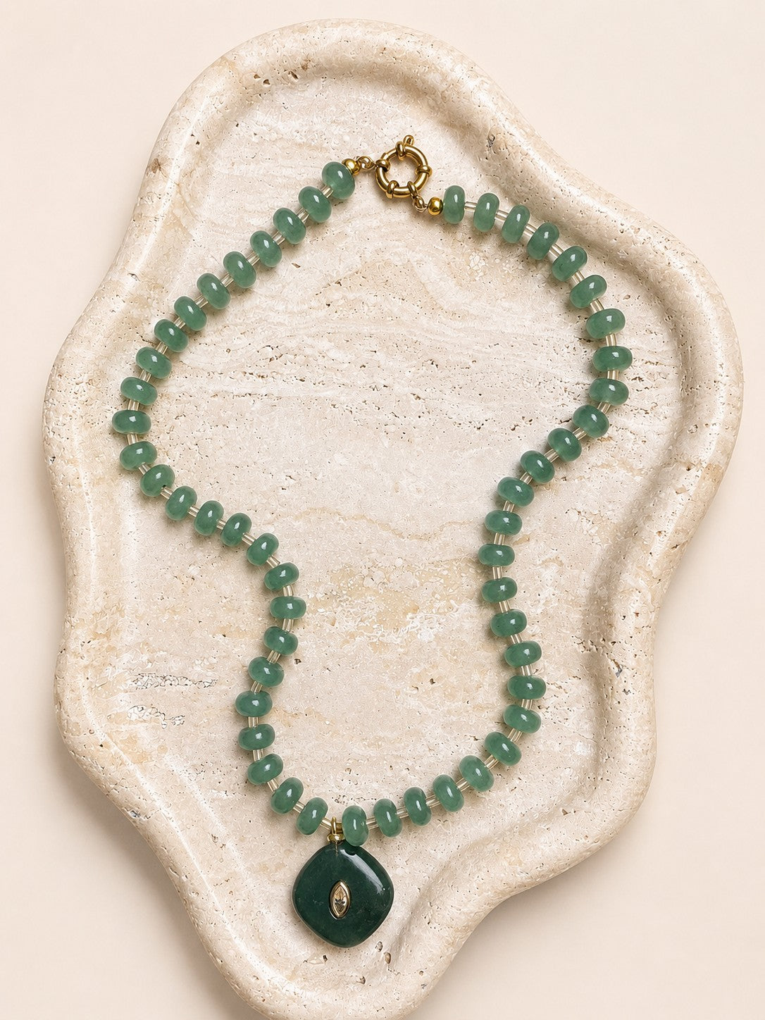 Jade Drift Pendant Necklace